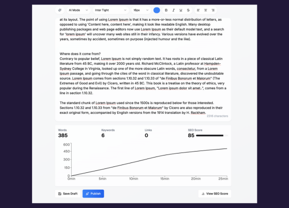 Programmatic SEO Writer — project screenshot